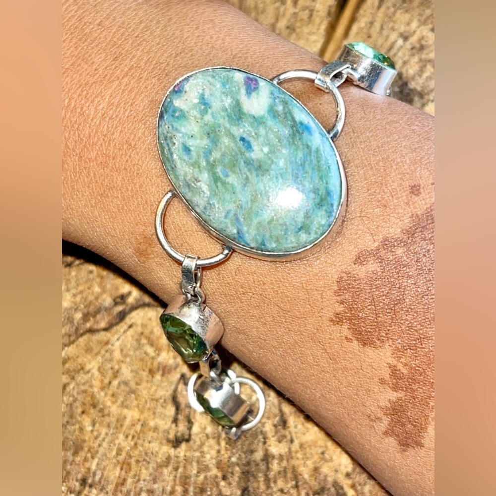 Ruby Fuschite Bracelet - Picture 2 of 5